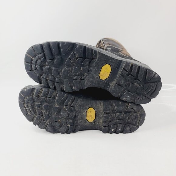 Hoofman Men's Brown Black 8'' Armor Pro Leather Vibram Ankle Hunting Boots Sz 7 - Picture 5 of 7